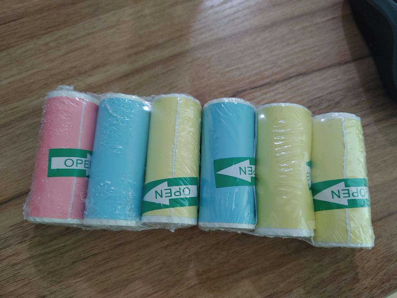 스티커 종이 (열전사 미니 프린터용/ 리필/ 종이 스티커롤)