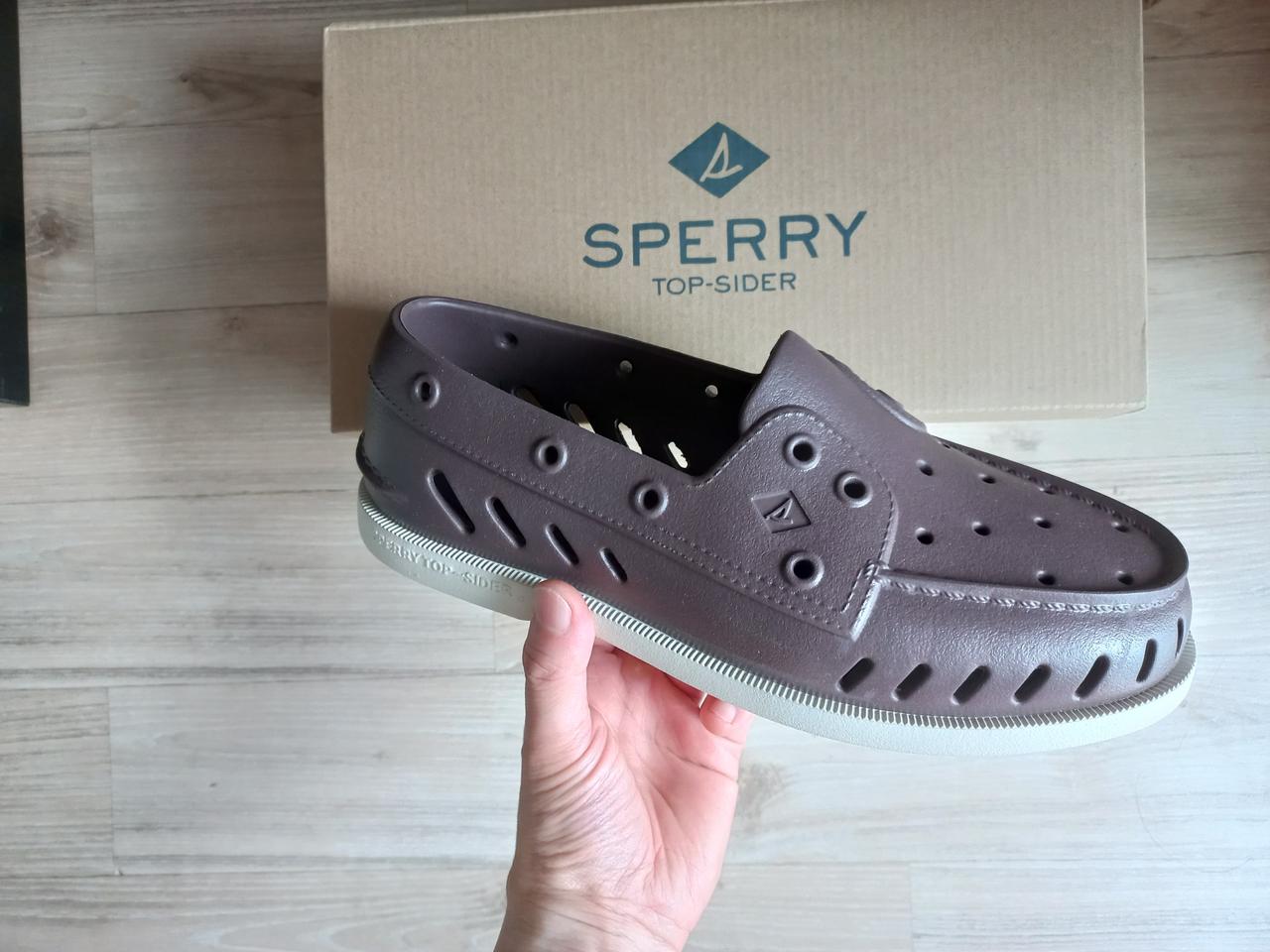 (새상품)스페리 아쿠아슈즈 보트슈즈 브라운