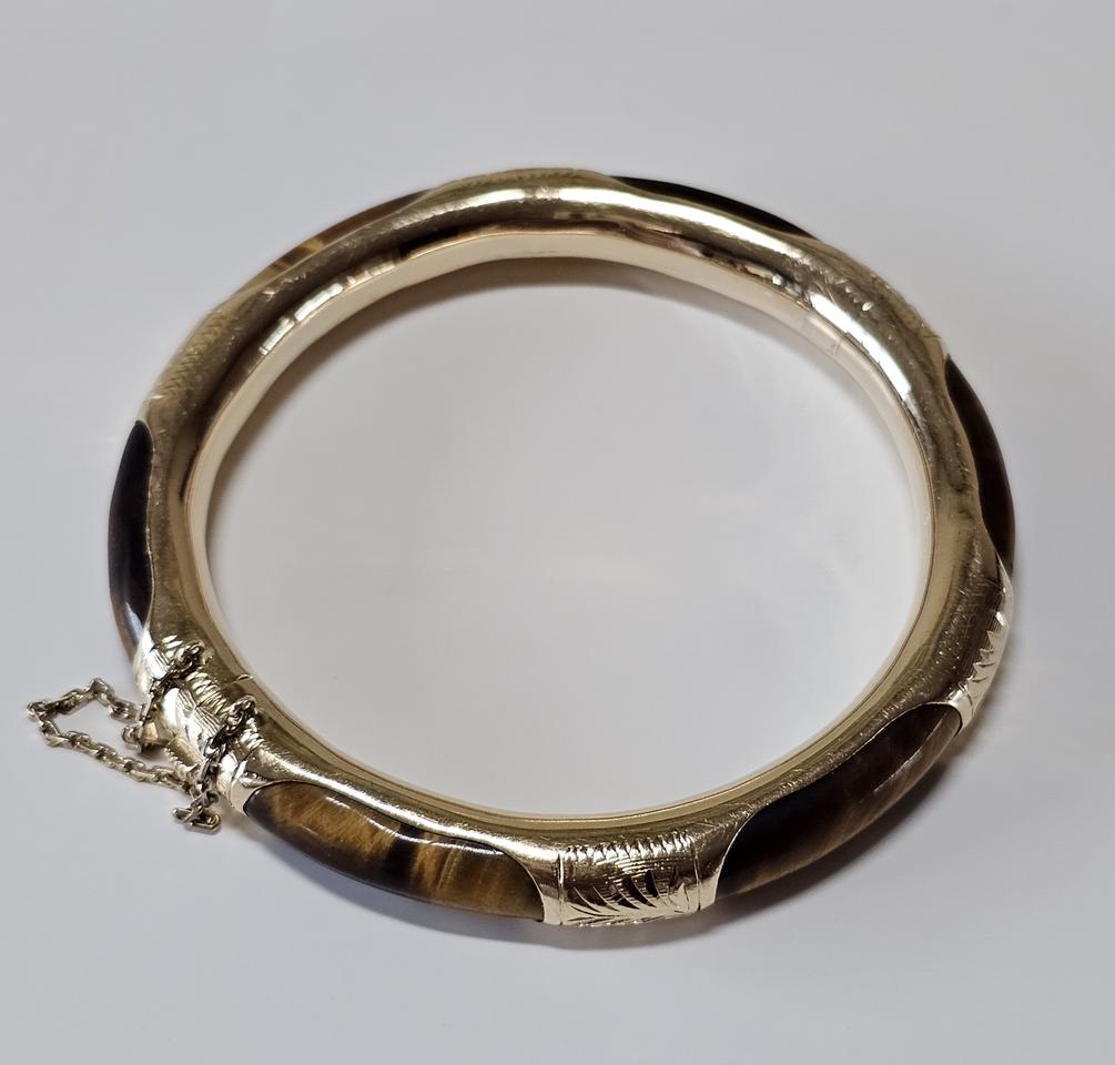 14K 호안석 팔찌