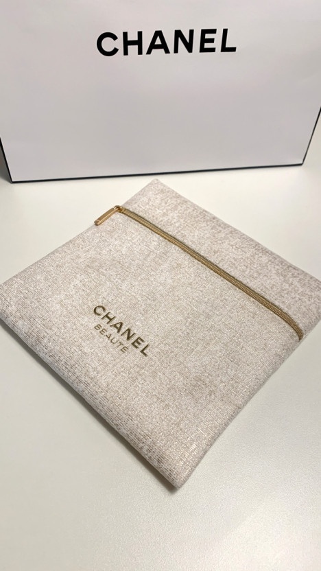 샤넬 납작 파우치