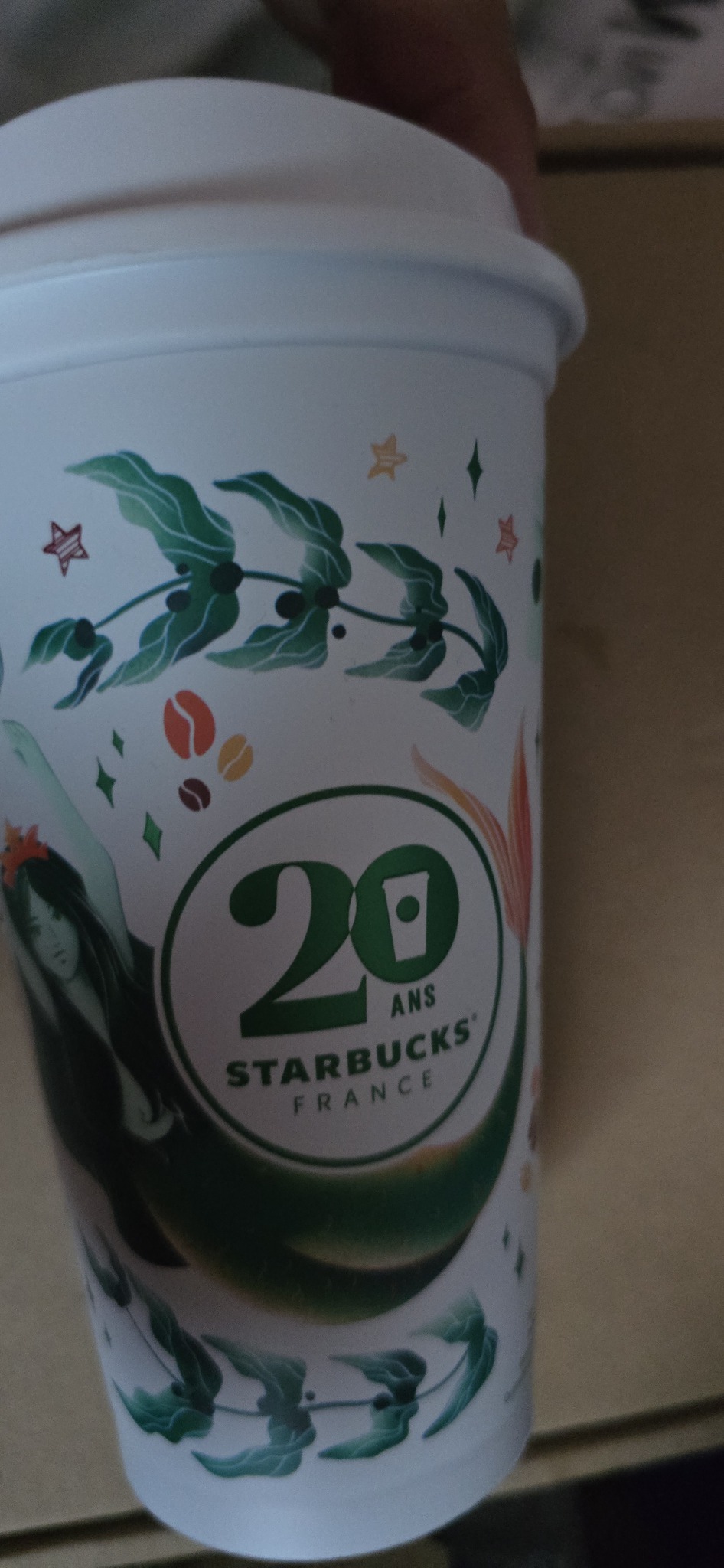 파리 스타벅스 20주년 기념 리유저블컵