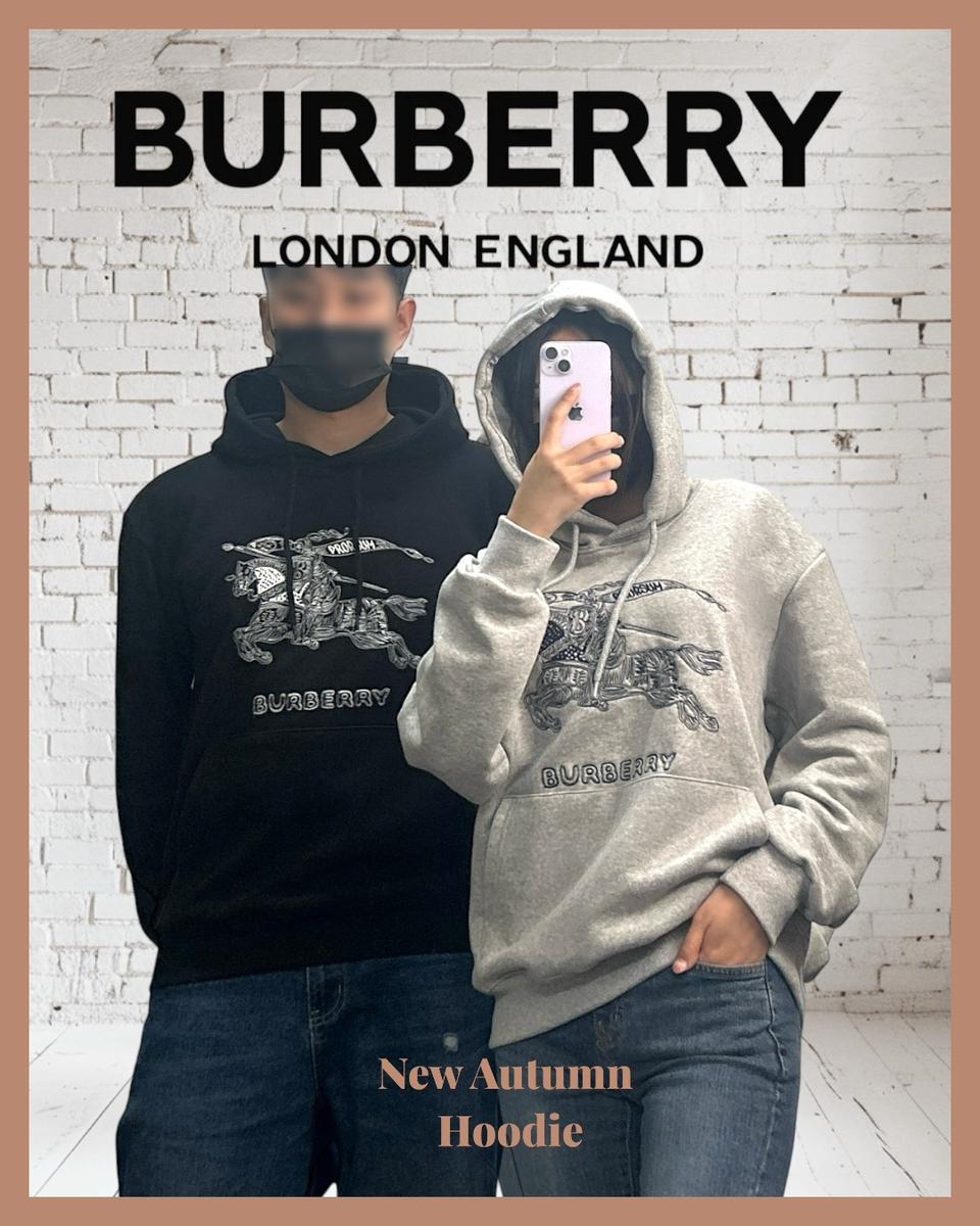 버버리 후드 티셔츠