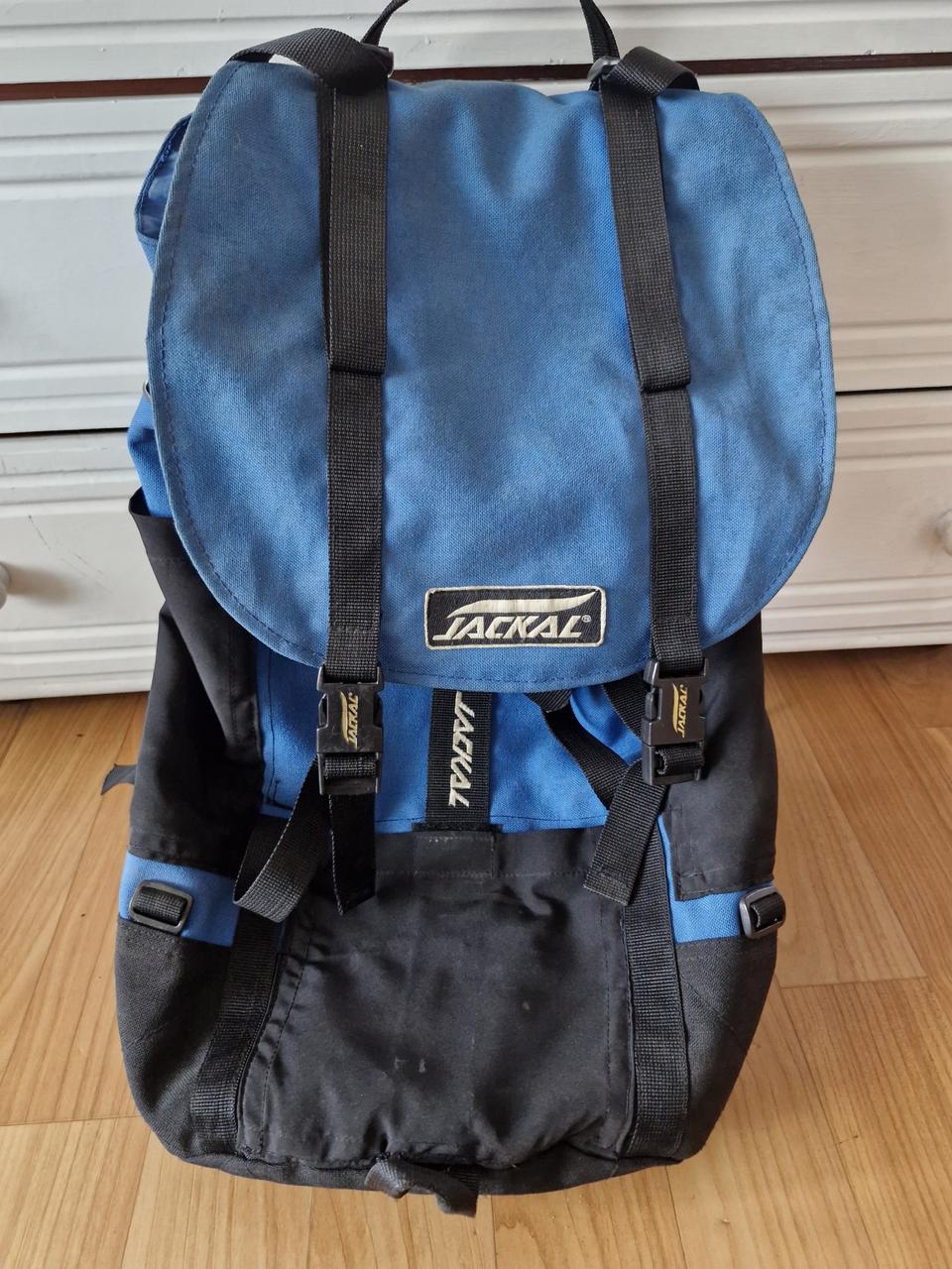 JACKAL 자칼 등산가방 배낭 더블백 백팩 (파란색)