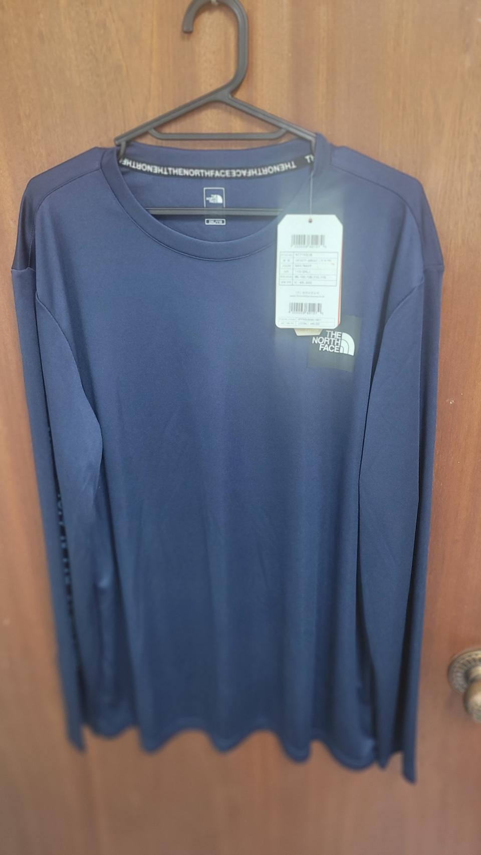 노스페이스 롱슬리브 2xl 새제품팝니다