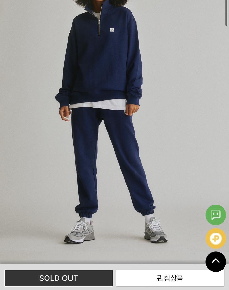 프레자일드 하프집업(반집업) 네이비 / 환승연애 이코코 반집업