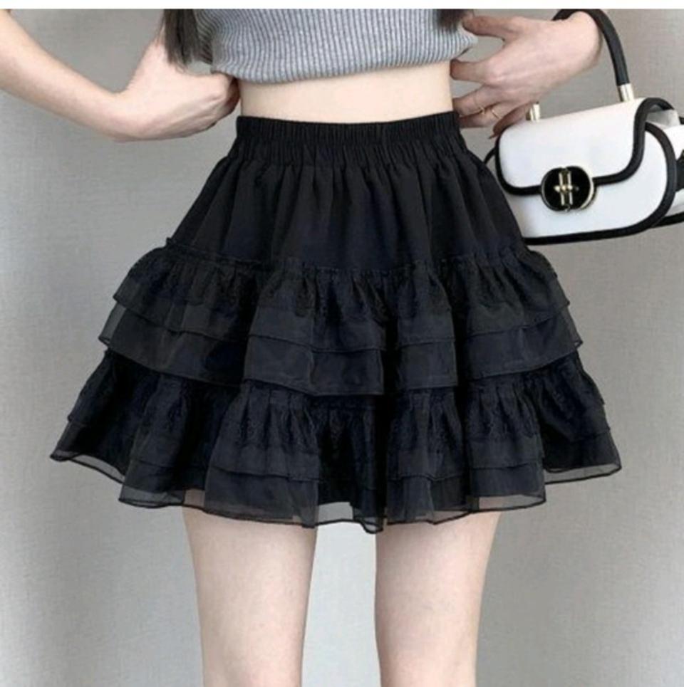 피어니스트 캉캉 레이스 미니 스커트  무료배송