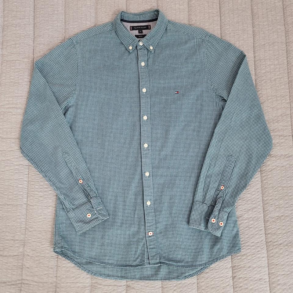 남자95 타미힐피거 체크셔츠
