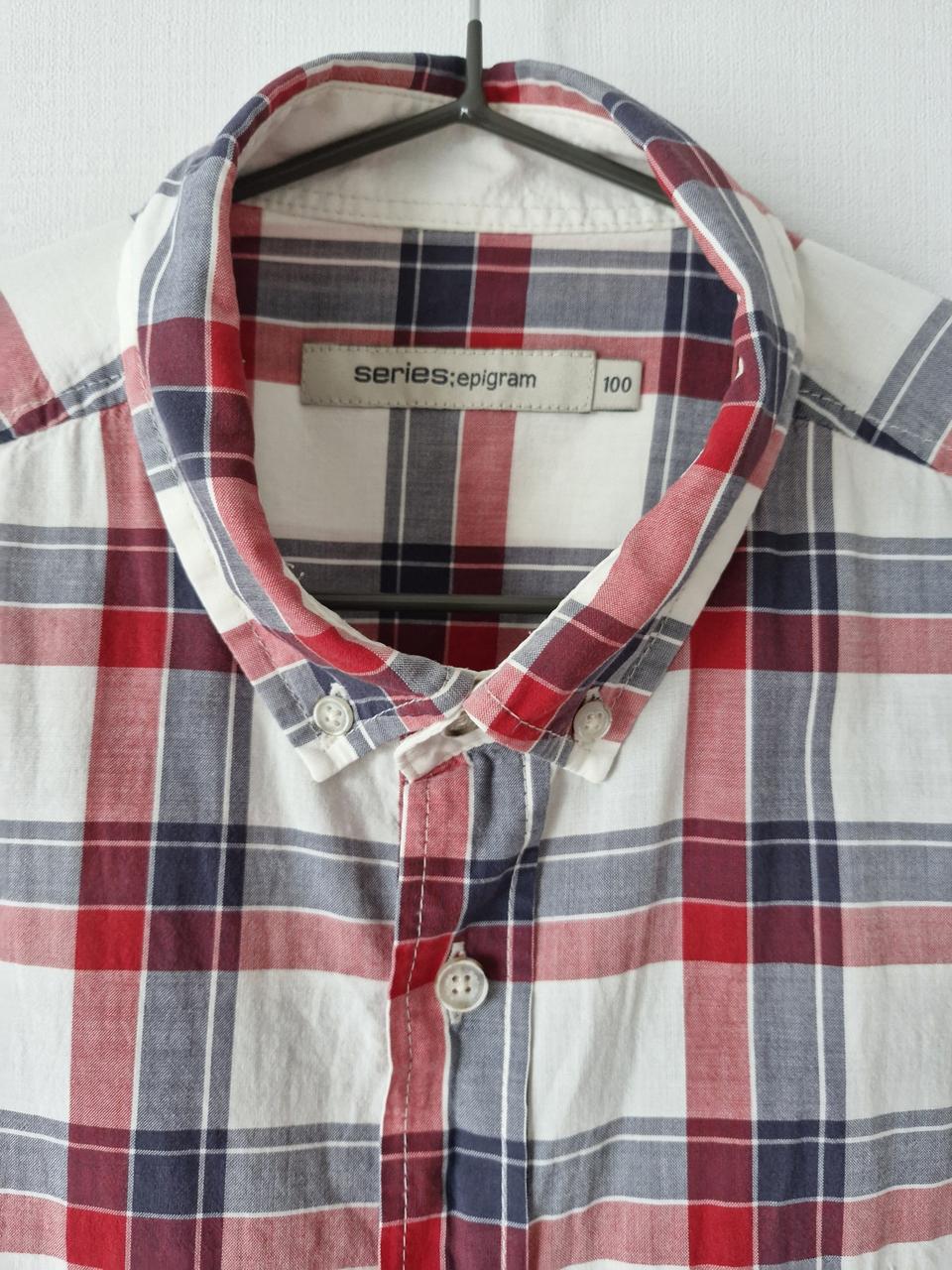 시리즈 에피그램 버튼다운 체크 셔츠