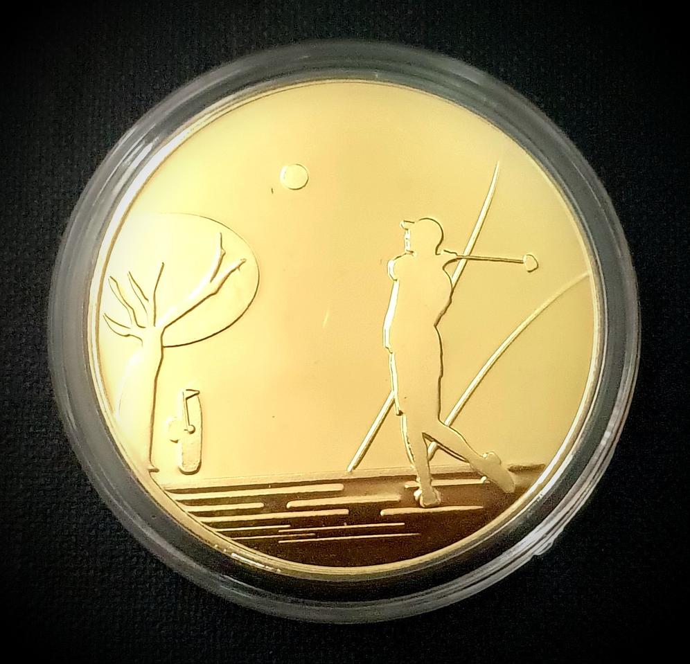 골드 굿샷 챔피온 볼마커 기념메달 1점 드립니다