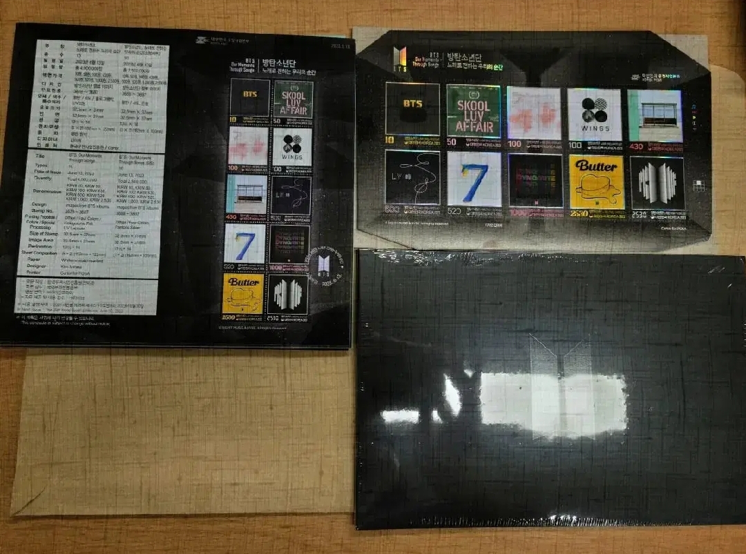 BTS 방탄소년단 10주년 한정 기념우표