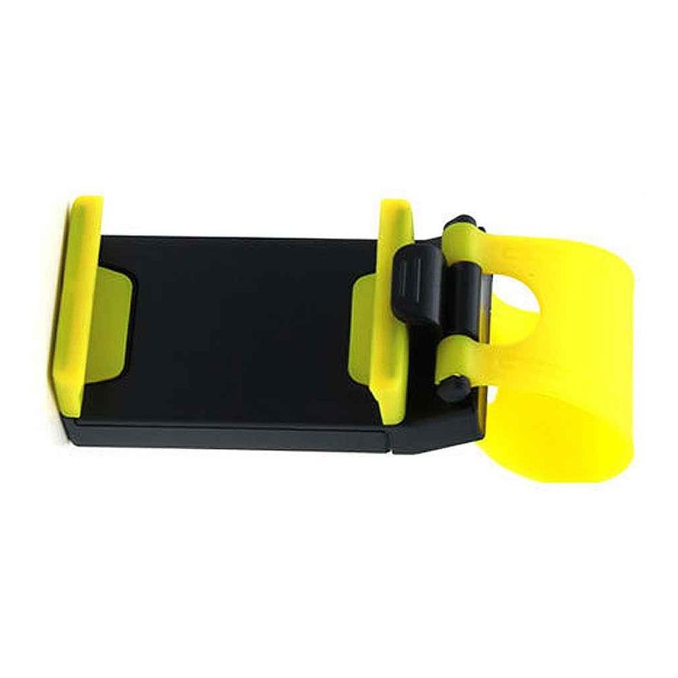 새 노랑색 차량용 홀더 휴대폰 거치대 운전 운전대 포켓 안전 전차종  