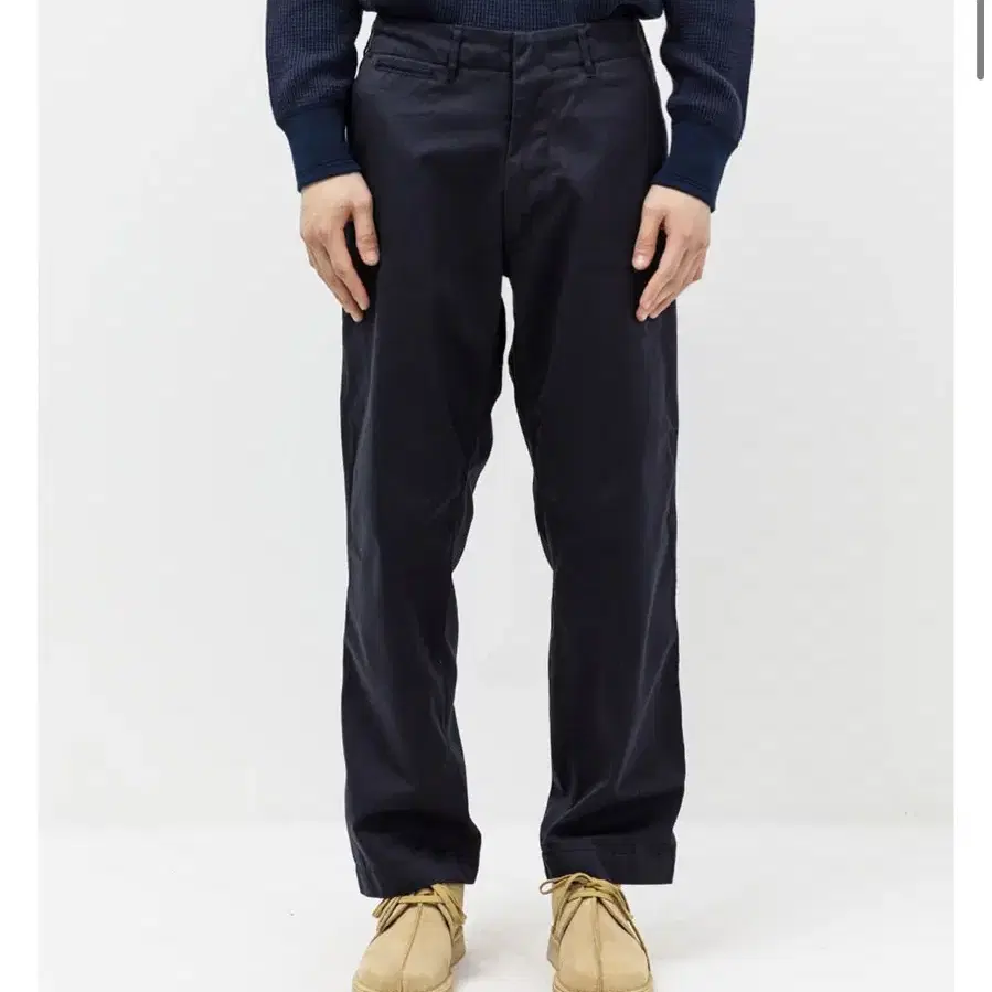 [새제품] 나나미카 와이드치노 네이비 32