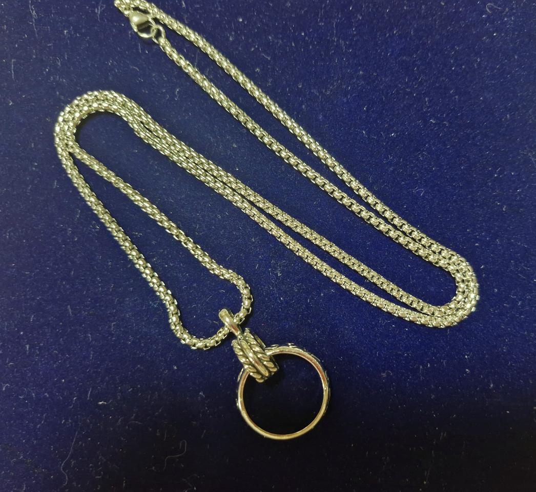 써지컬스틸 반지 목걸이