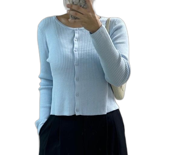 새상품)탑텐 수피마 코튼 가디건