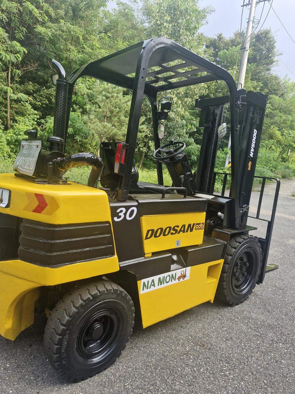 두산3톤 디젤지게차 습식브레이크