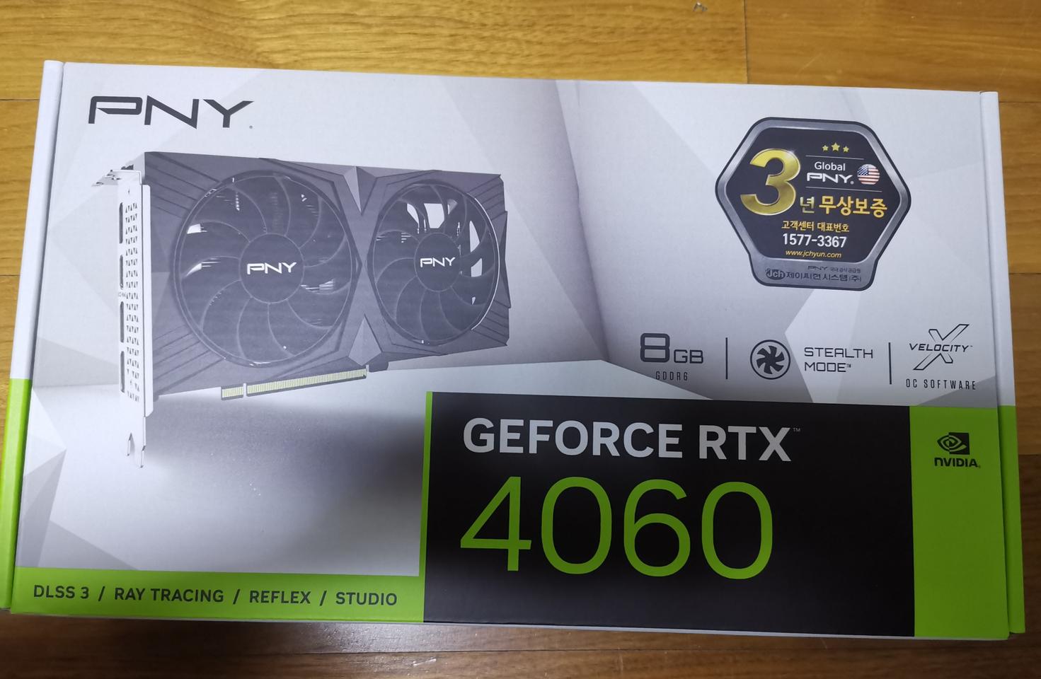 PNY RTX4060 8GB 미개봉 새제품