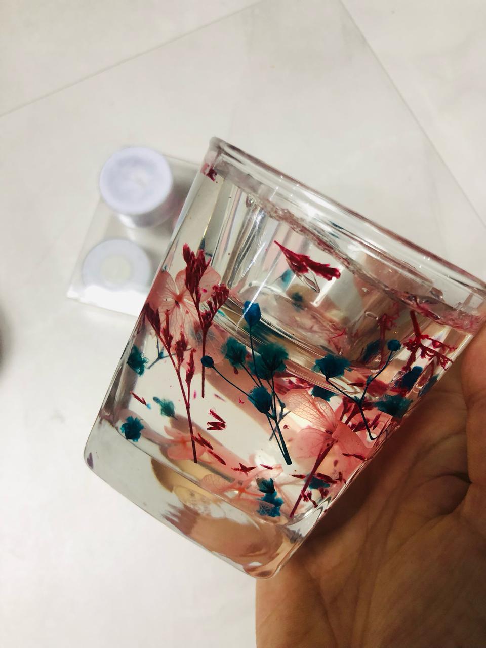 인테리어 양초 캔들워머 티라이트 4구 세트 홀더 캔들