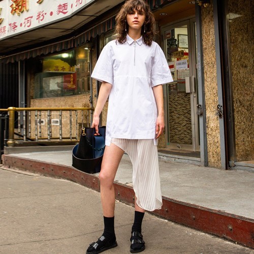 앤더슨벨 샤먼 포플린 드레스