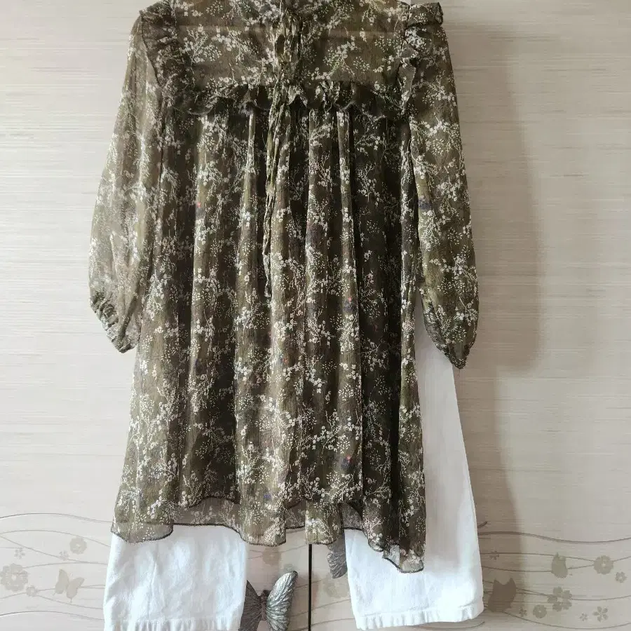 난닝구 시스루 블라우스 프리사이즈