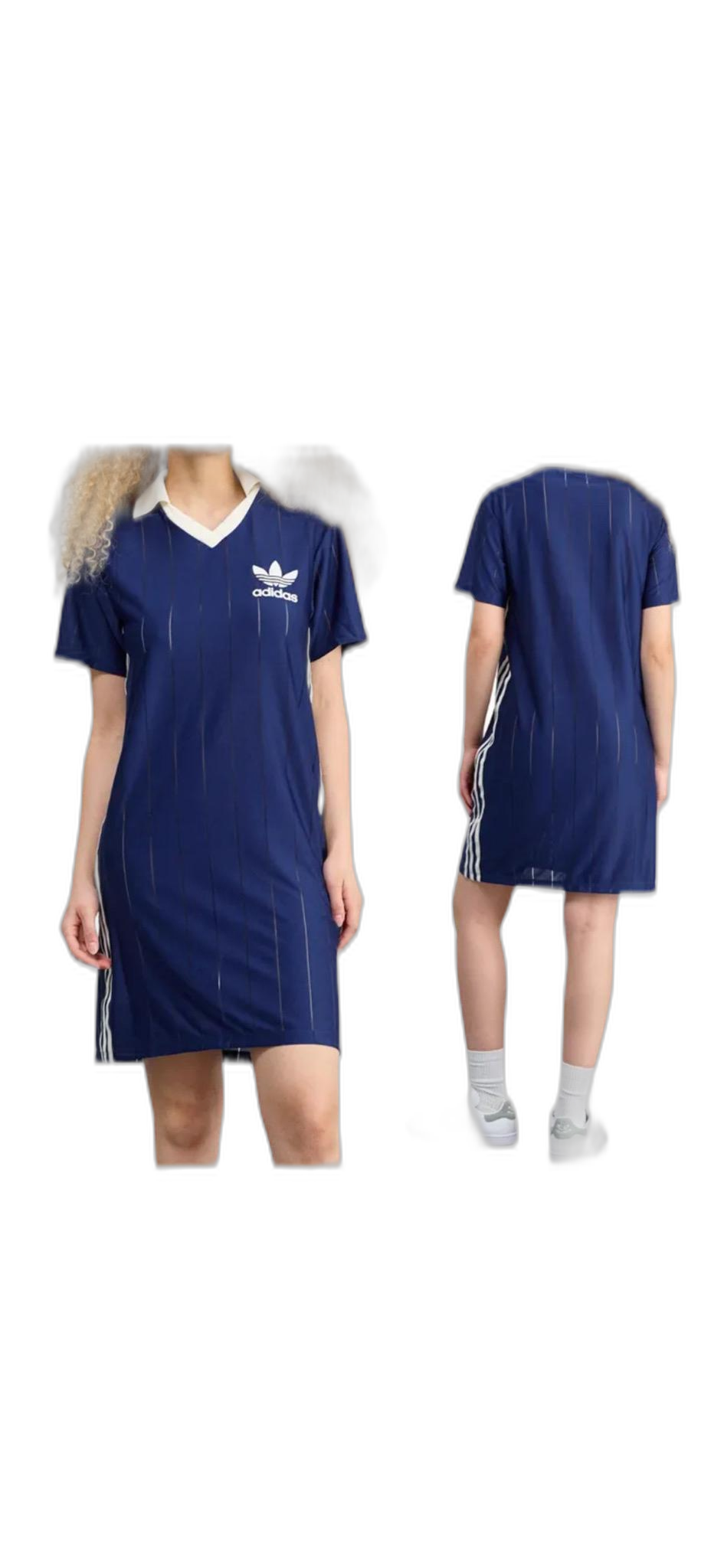 아디컬러 3S 핀스트라이프 드레스