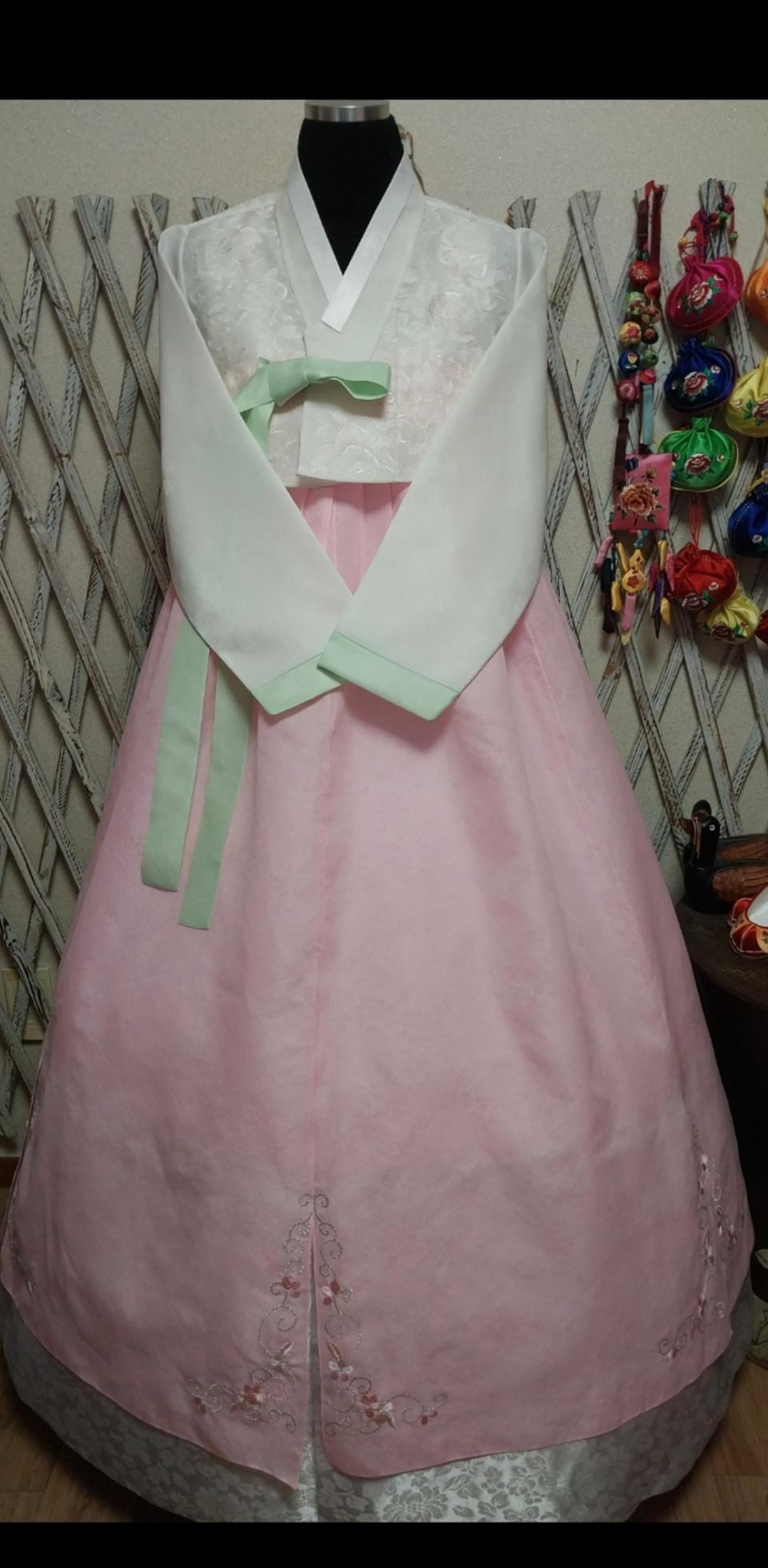 예쁜여성한복,통통66에서77,새옷같아요