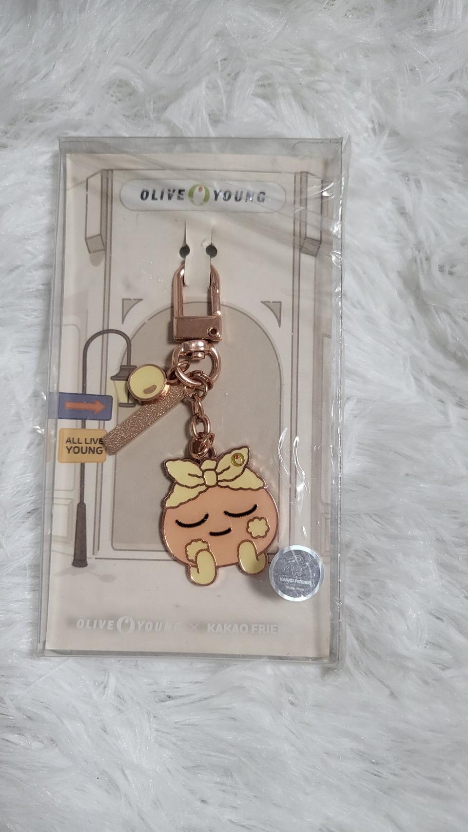 어피치 키링 에어팟 키링 열쇠고리 핸드폰고리 카카오 세안 복숭아키링