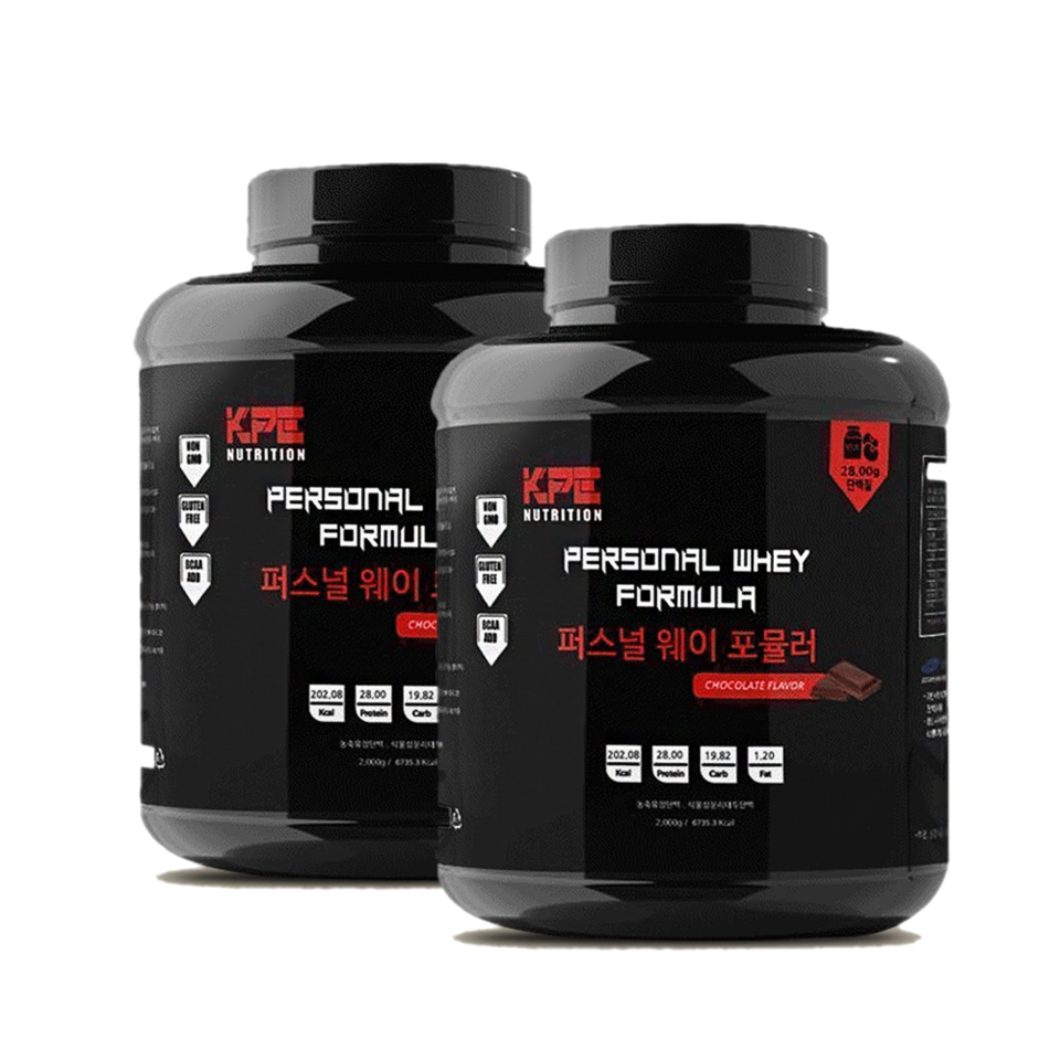 1+1 퍼스널웨이 근육증가 헬스단백질보충제 2kg 초코맛