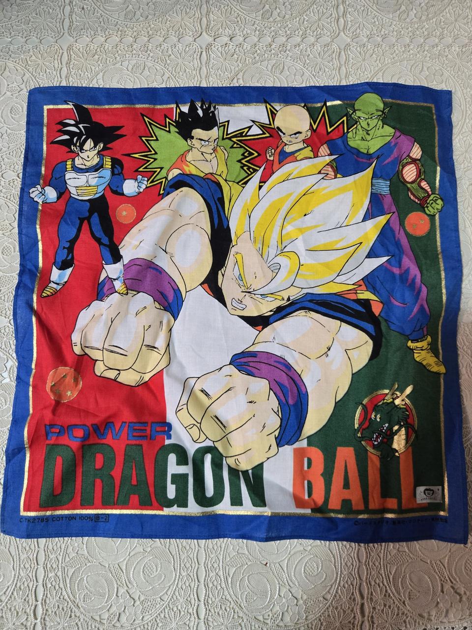 무배) 드래곤볼 캐릭터 빈티지 수입 손수건 스카프 미사용