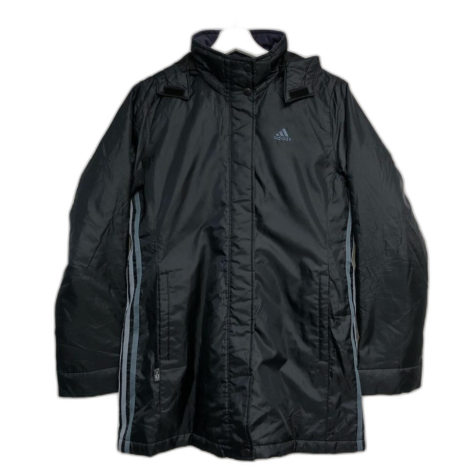 아디다스 안솜 블랙 후드 집업 (여성 L)