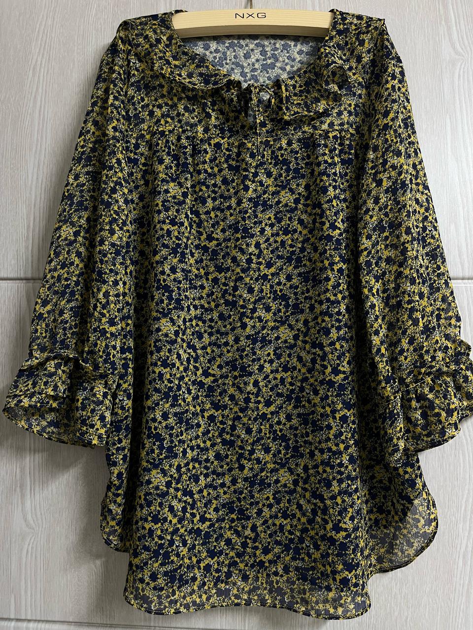 오아로 블라우스