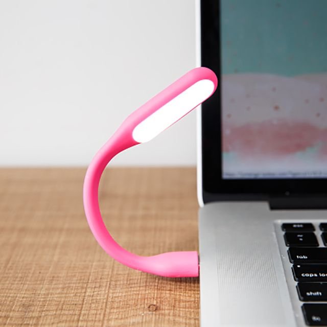 새 핑크색 차량용 USB 램프 LED 조명 디지털 앞자리 뒷자리 조수석 