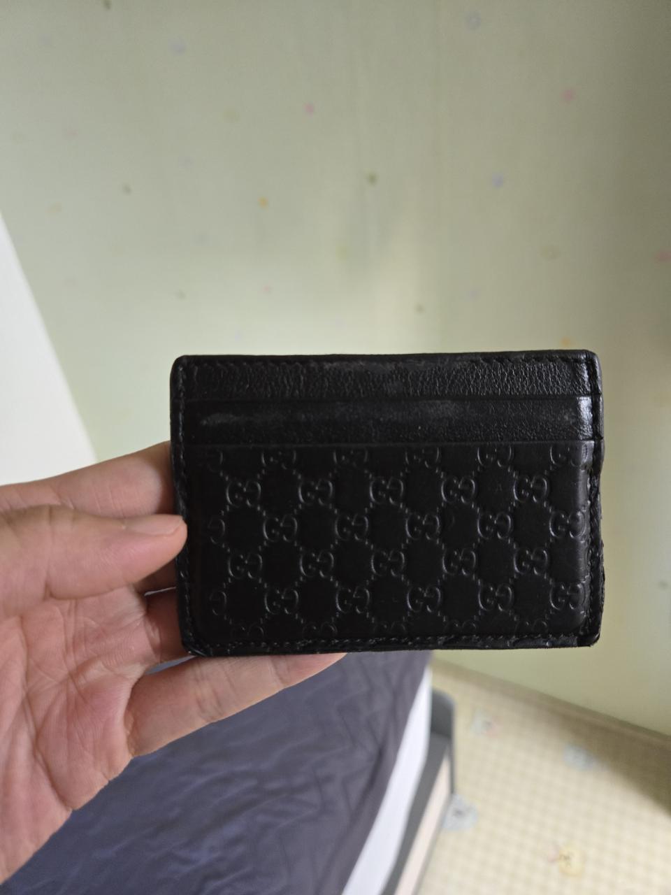 구찌 마이크로GG시마 카드지갑