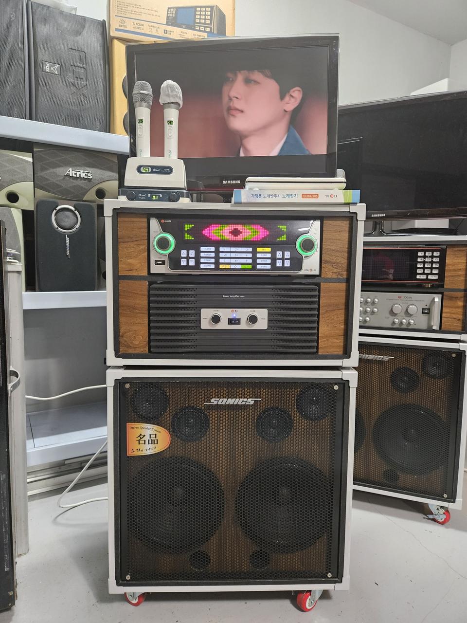 최고급 이동식노래방기계