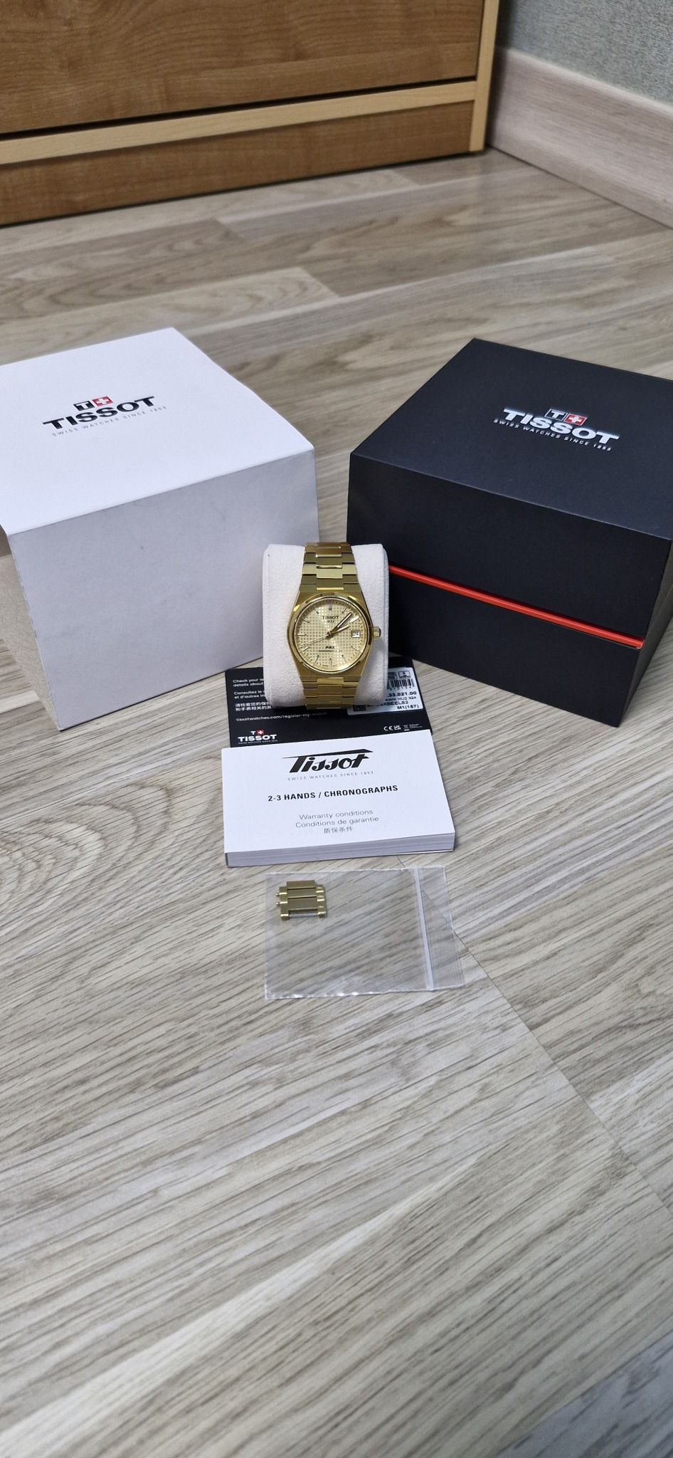 티쏘 prx35 오토 골드 실착1회