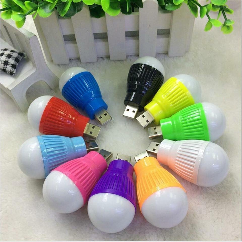 새 랜덤 발송 차량용 USB 램프 미니 전구 휴대용 LED 조명 노트북 