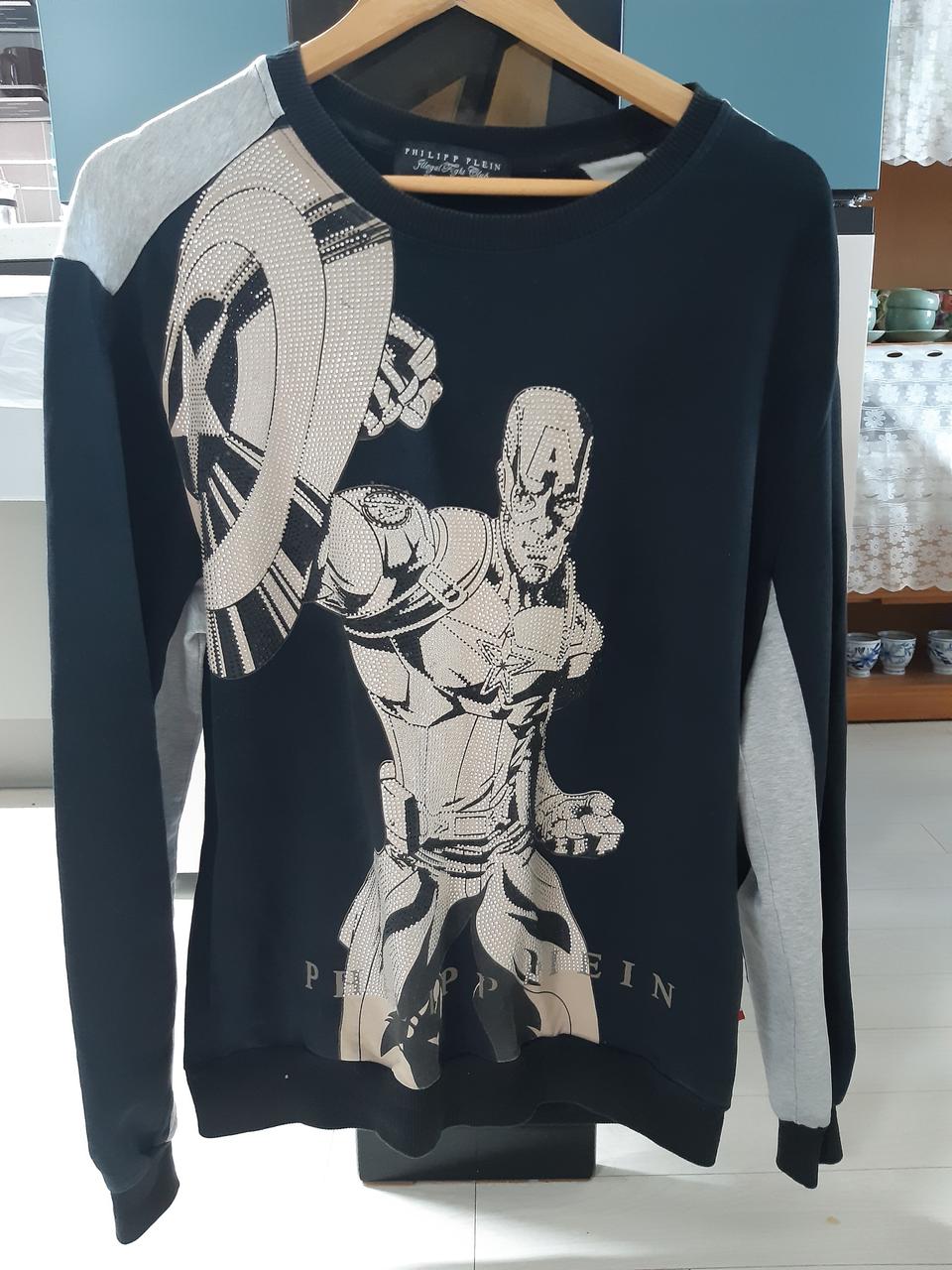 필립플레인 캡틴아메리카 맨투맨