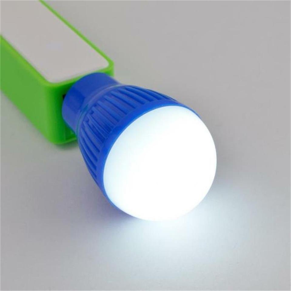 새 파랑색 차량용 USB 램프 미니 전구 휴대용 LED 조명 노트북 독서