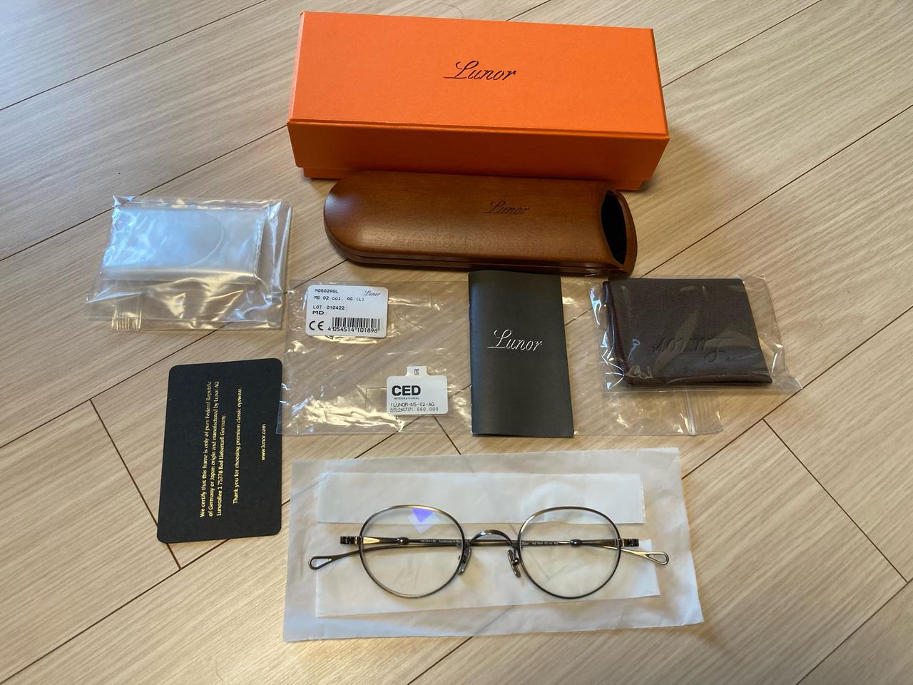 르노 m5 mod02 앤틱골드 안경 새제품