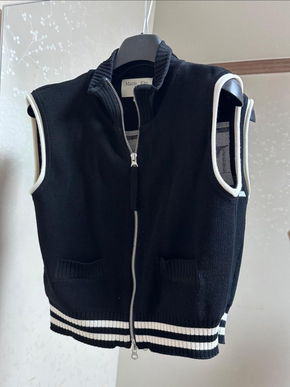 마뗑킴 반팔 니트 조끼