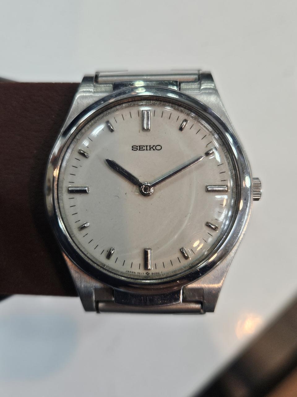 빈티지 세이코 촉각 쿼츠 시계