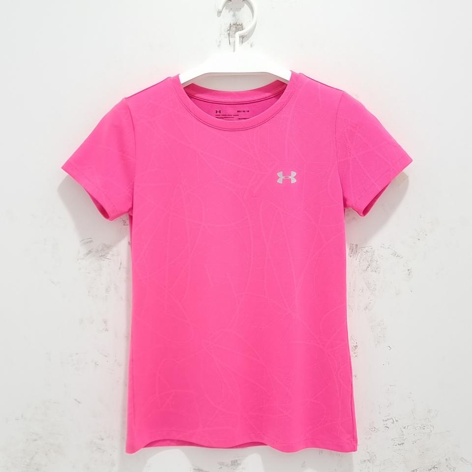 언더아머 여성 티셔츠 반팔티 트레이닝복 헬스 운동복 스포츠 의류 M