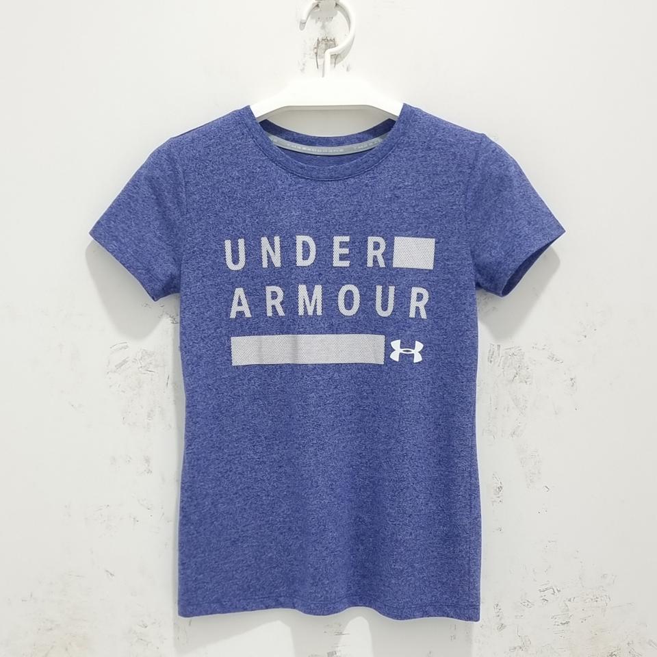 언더아머 여성 티셔츠 반팔티 트레이닝복 면티 스포츠 의류 운동복 S