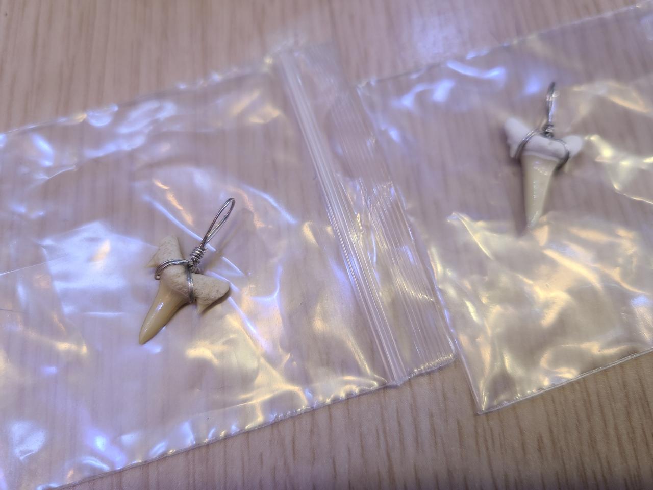 행운을 가져다 주는  상어이빨 팬던트 팔아요