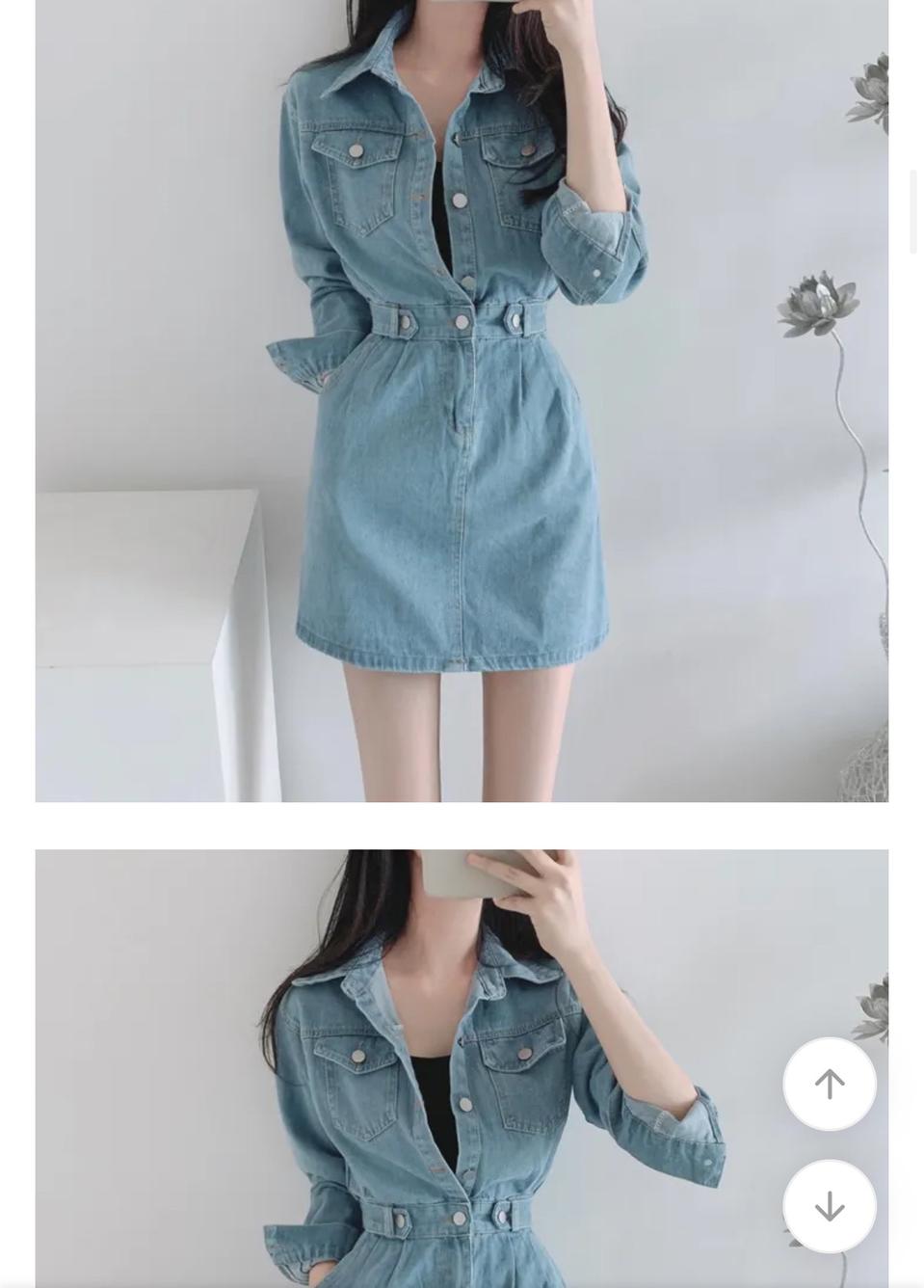 (새상품) 청 원피스