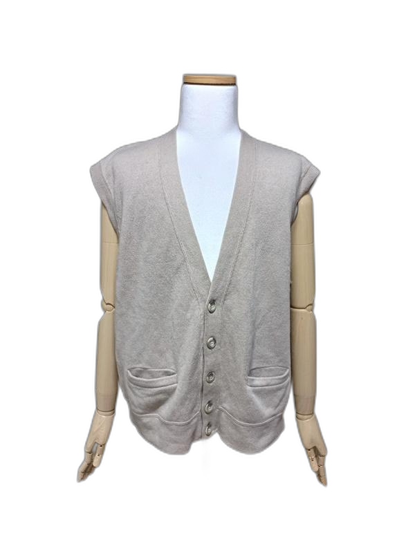 조르지오아르마니 정품 남자 울소재 남성 브이넥 니트조끼자켓52