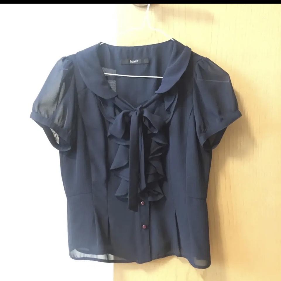 44-55 | SOUP 프릴 블라우스
