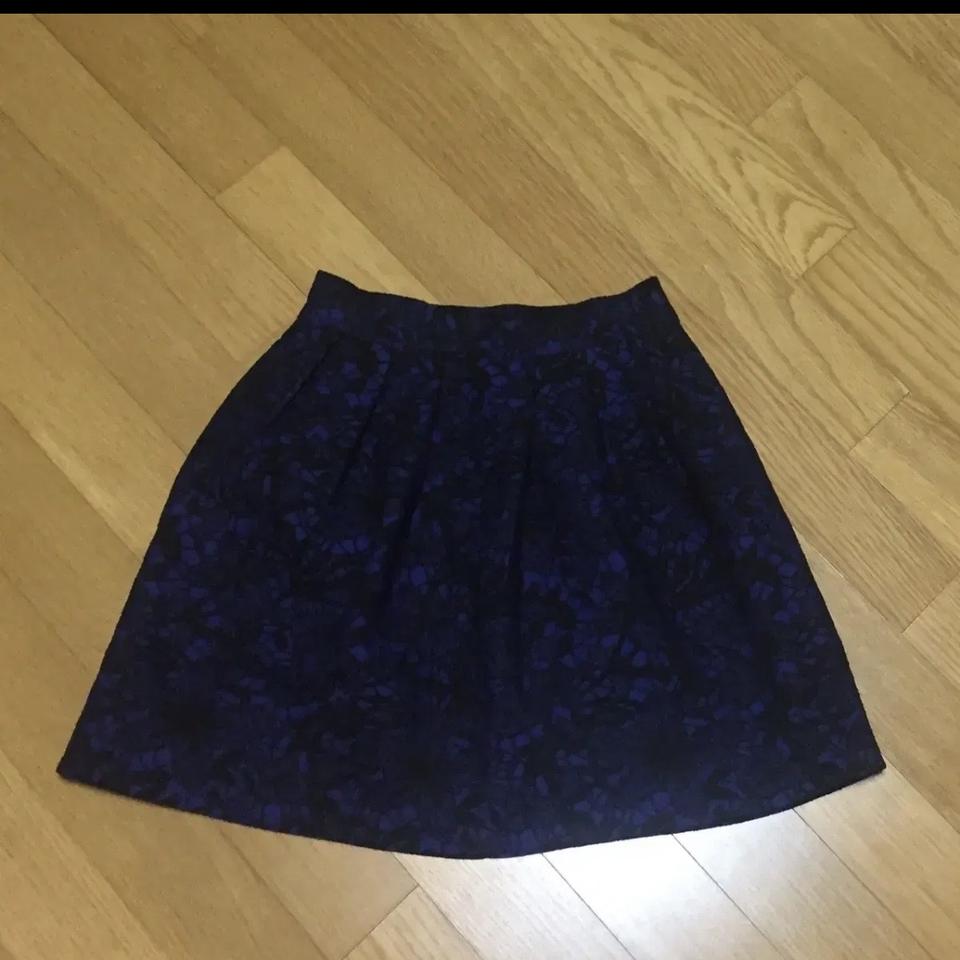 Cutti 꾸띠 밴딩 스커트 | 블랙-코발트