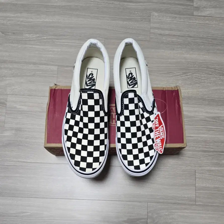 새상품)반스 체커보드 슬립온 275