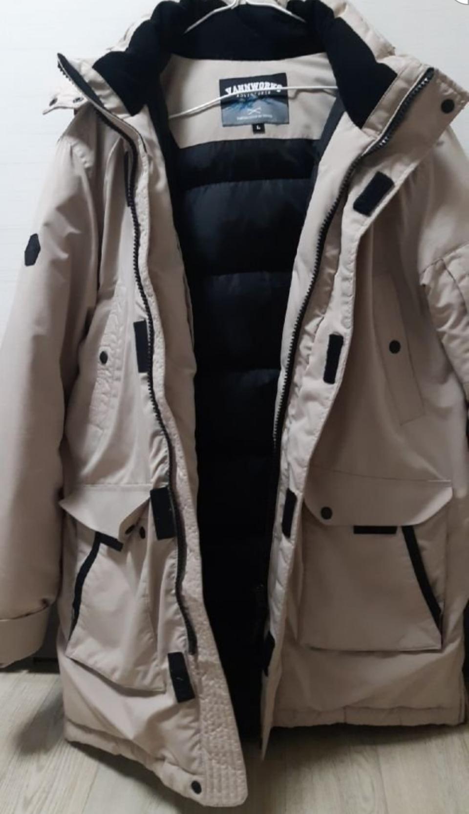 밴웍스   덕다운 사파리 패딩 L 100-105