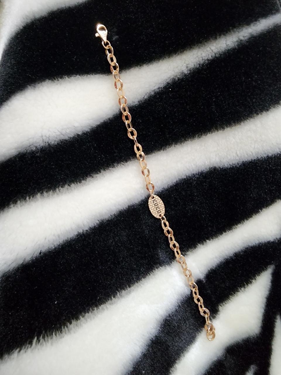 14k 로즈골드 코코 포인트 체인팔찌